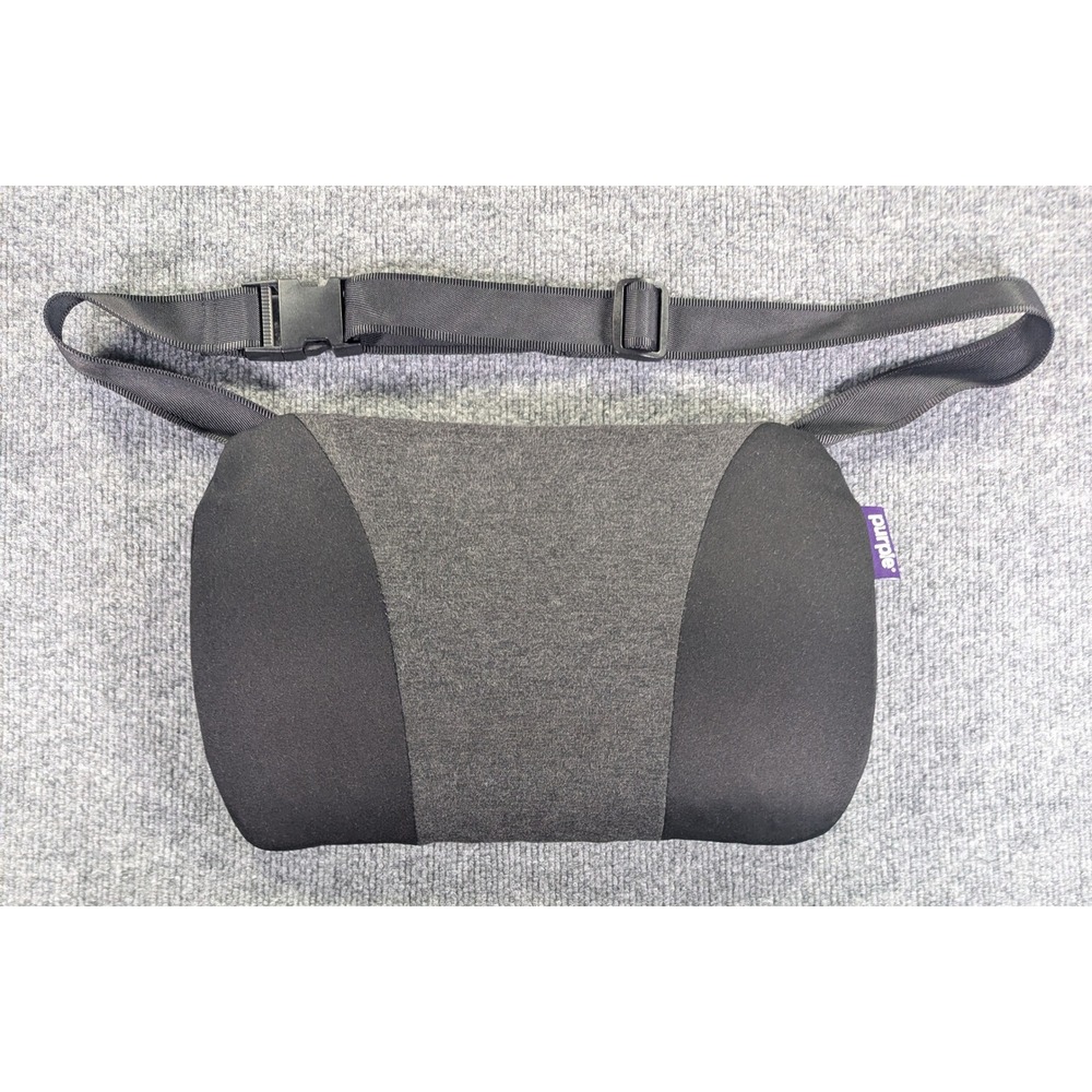 Purple Back Cushion Lumbar Support Pillow Gel Flex Grid Black Grey 40-41-42072